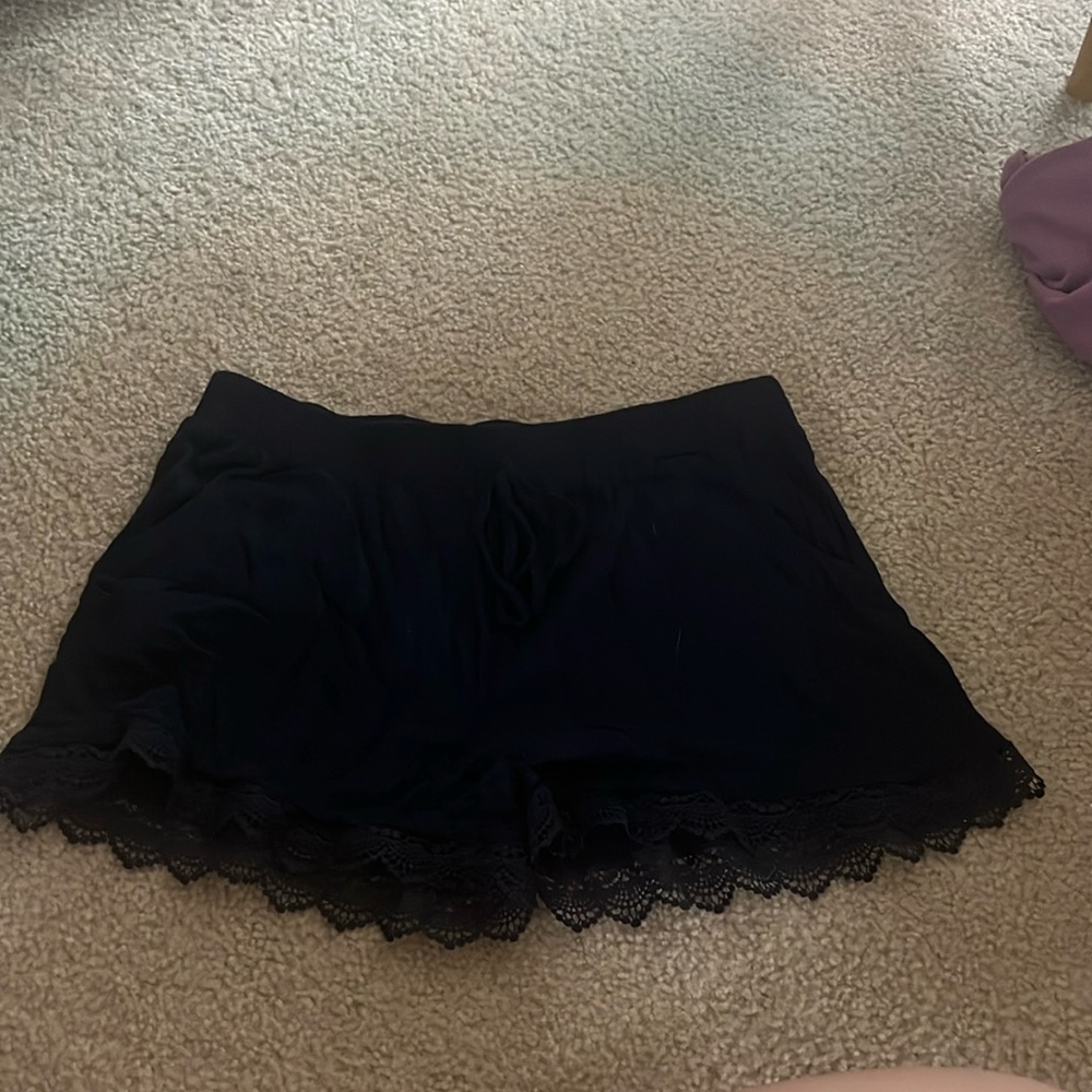 Kids Lacy Navy Shorts